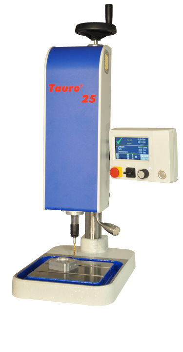 Tauro 25 thread tapping machine for standalone usage or thanks to its modular design as part of an automation.